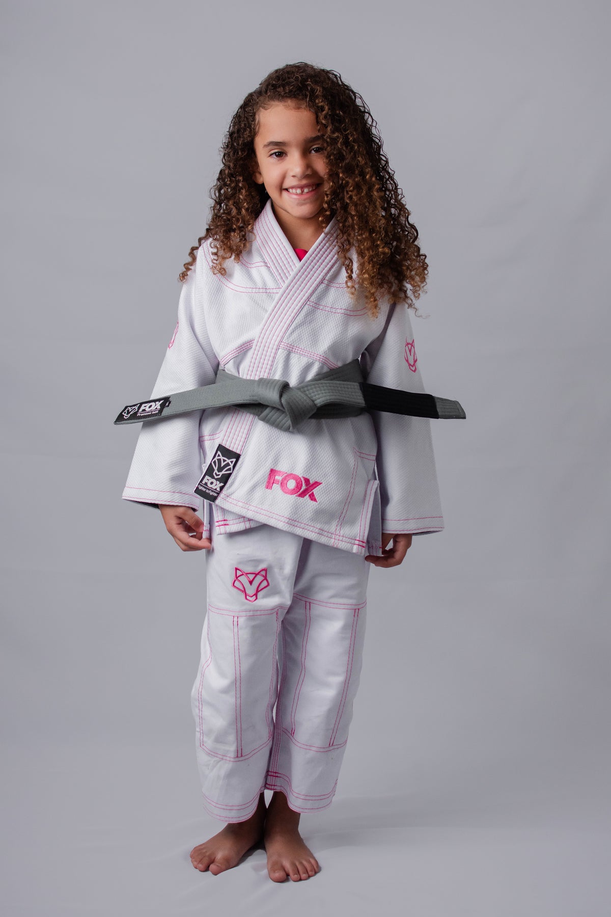 Kimono Feminino Kids Fox™ - Branco