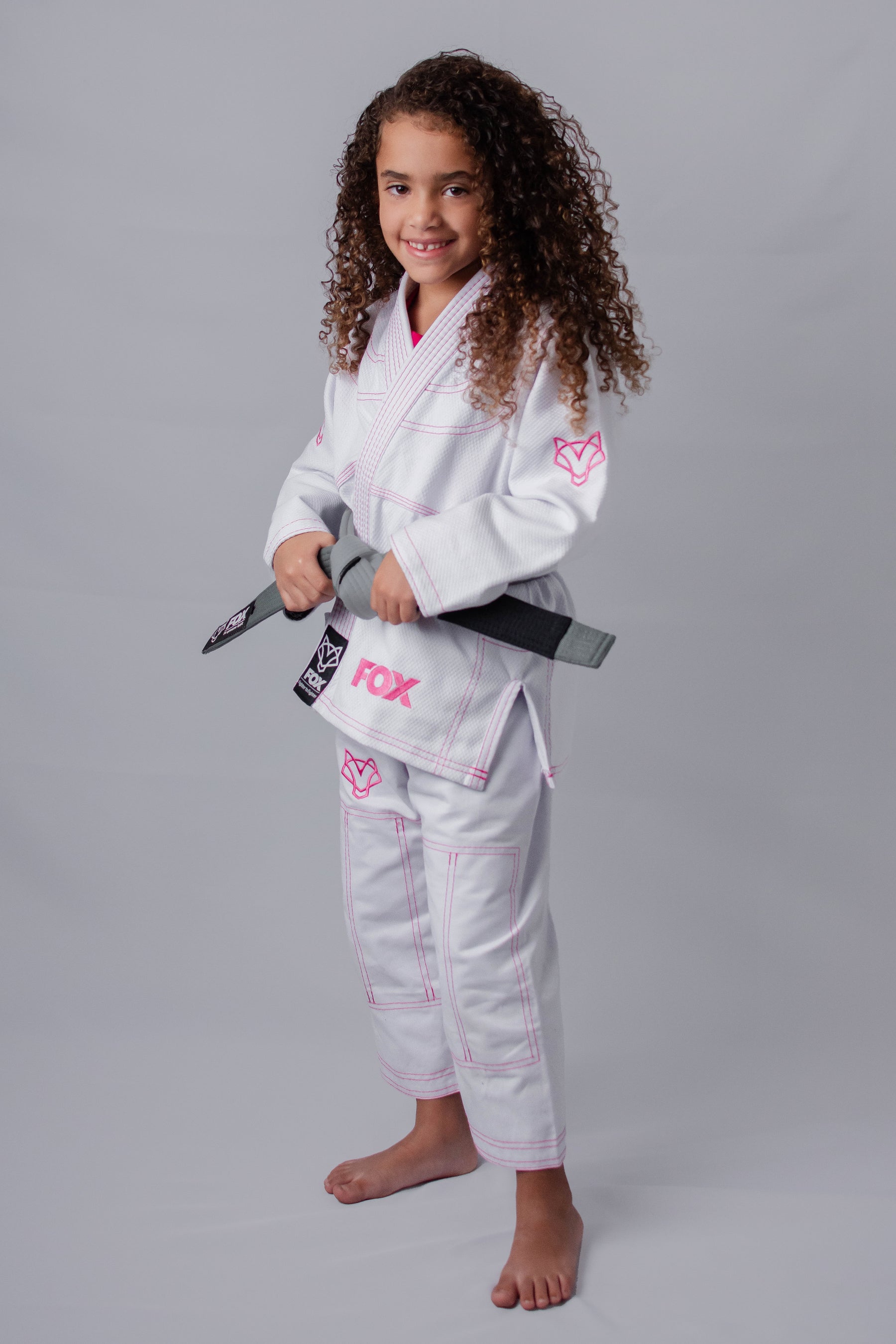Kimono Feminino Kids Fox™ - Branco