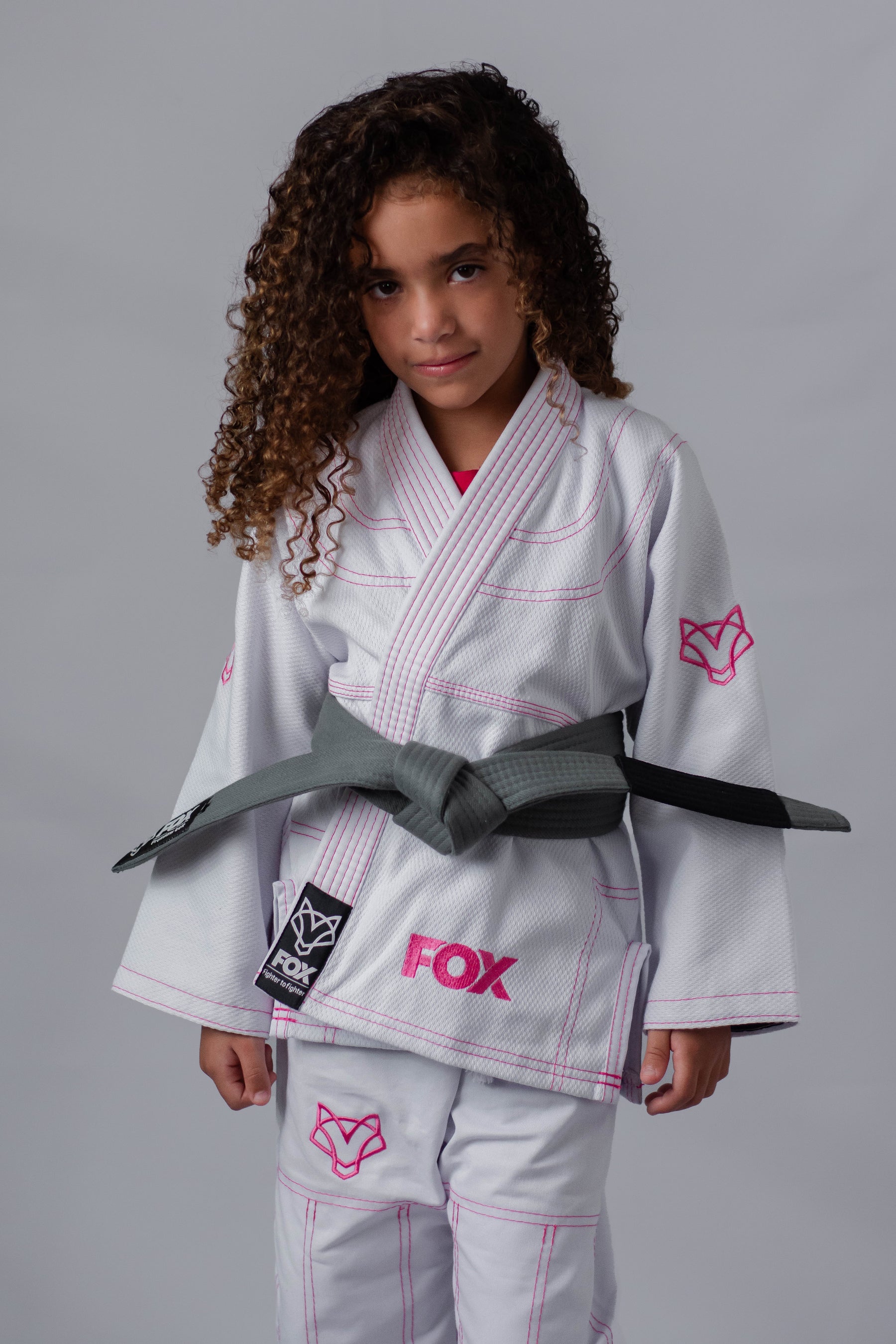 Kimono Feminino Kids Fox™ - Branco