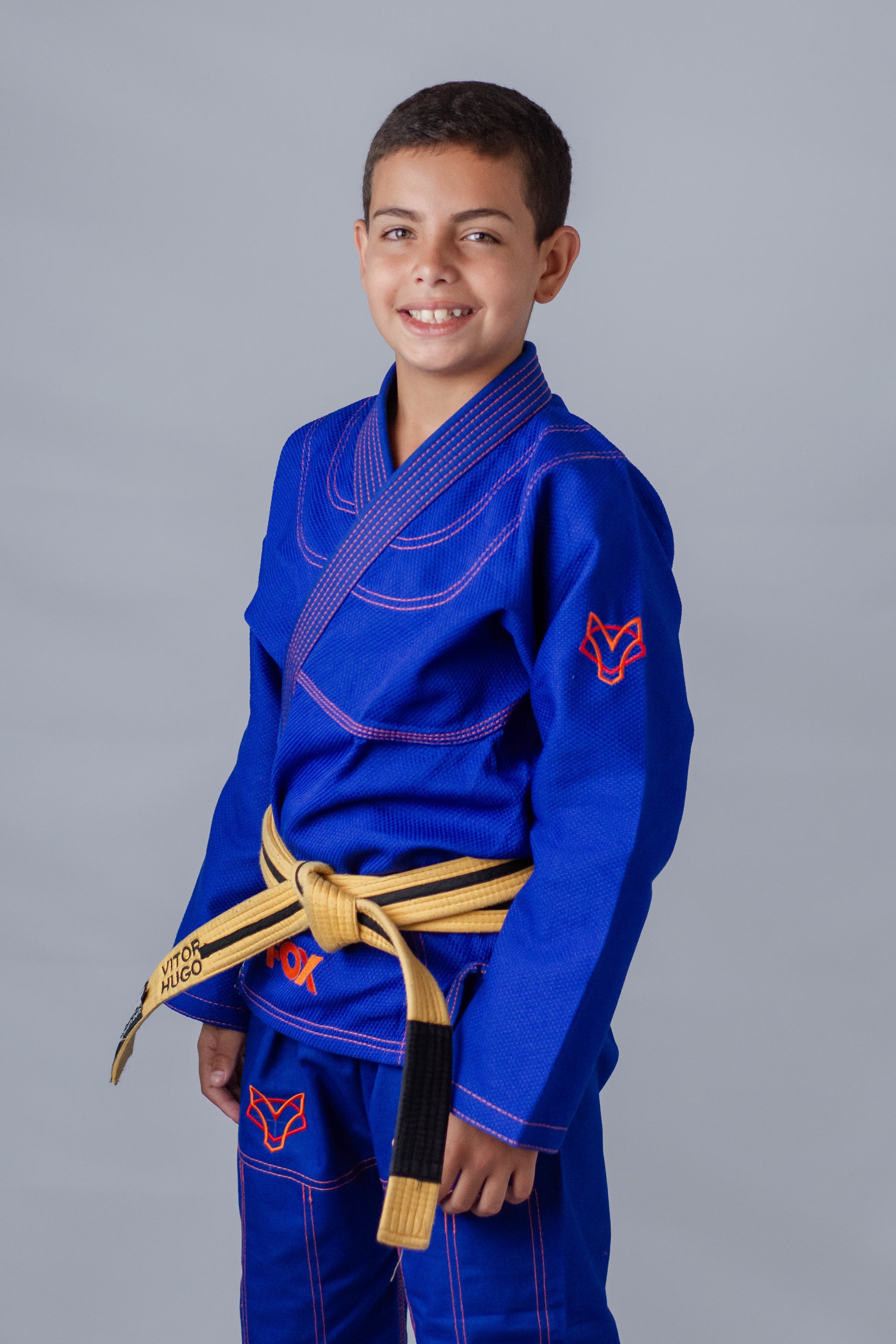 Kimono Masculino Kids Fox™ - Azul