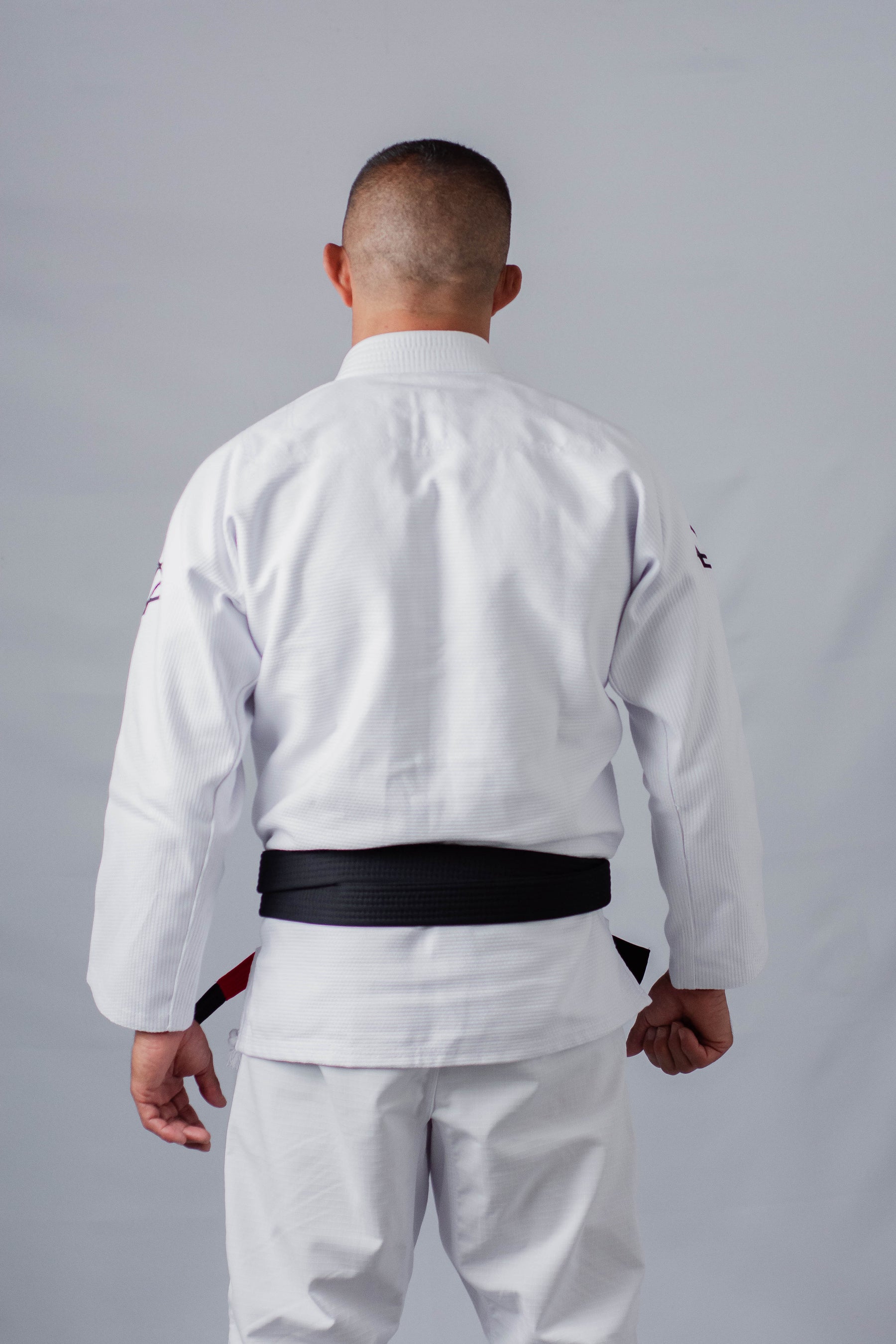 Kimono OldSchool Fox - Branco com Preto