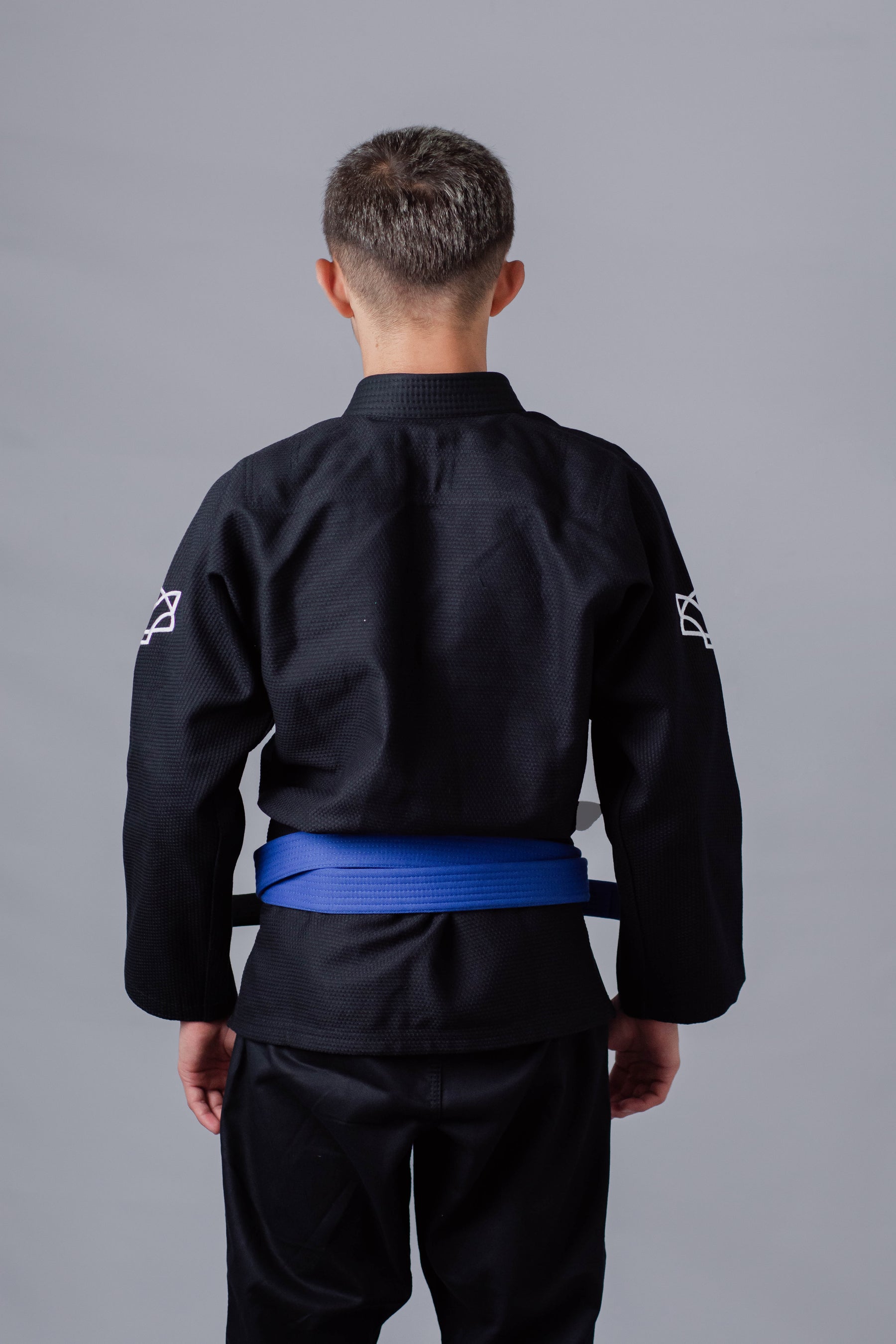 Kimono OldSchool Fox - Preto com Branco