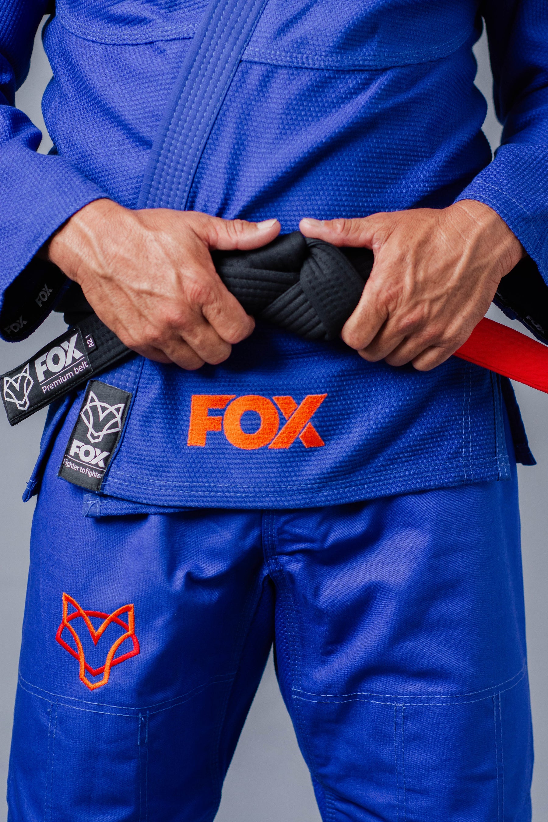 Kimono OldSchool Fox - Azul