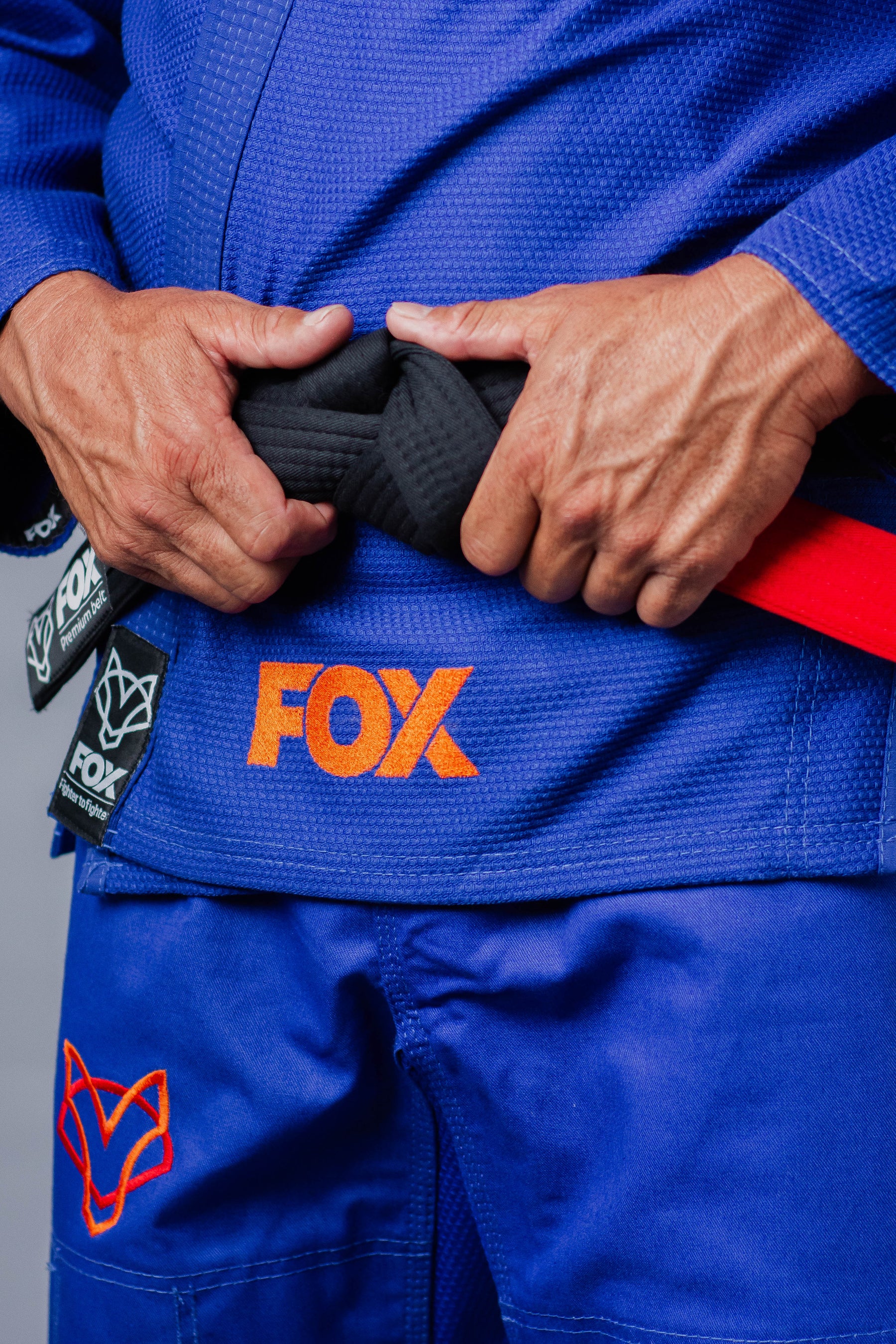 Kimono OldSchool Fox - Azul