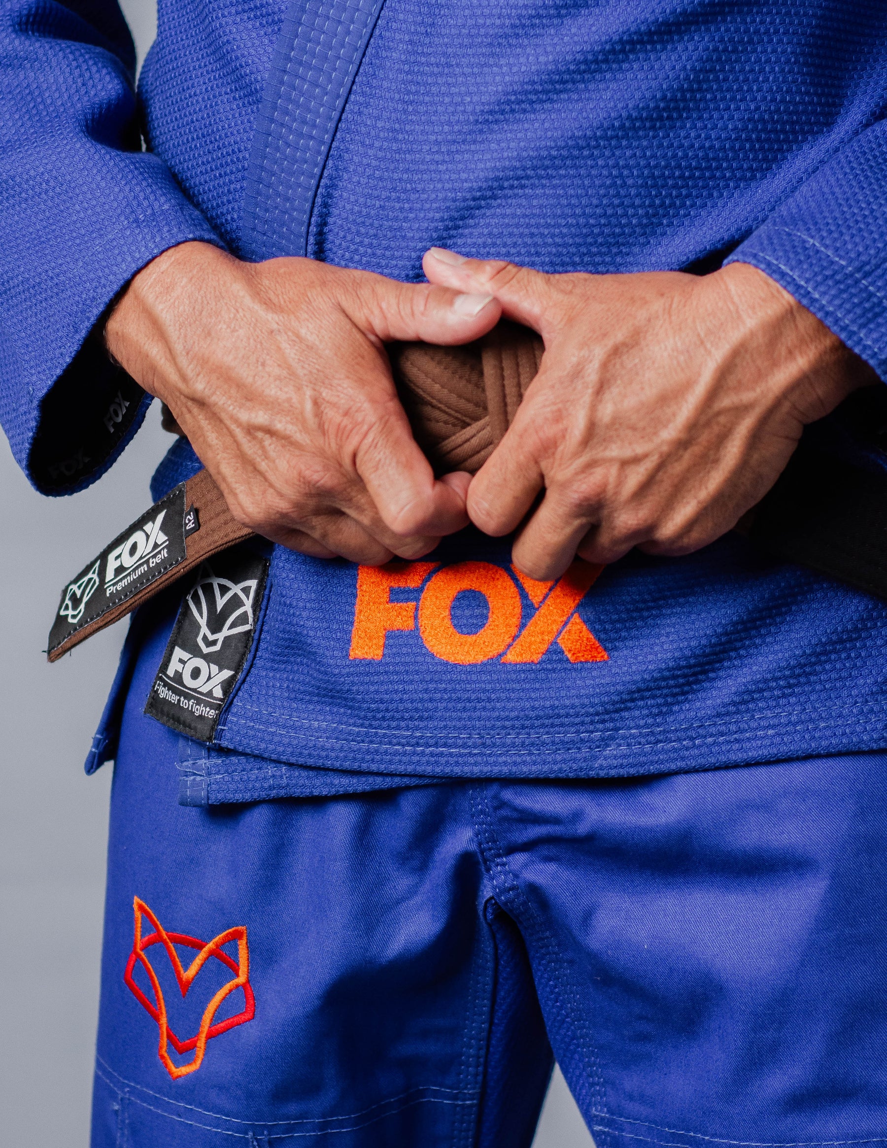 Kimono OldSchool Fox - Azul