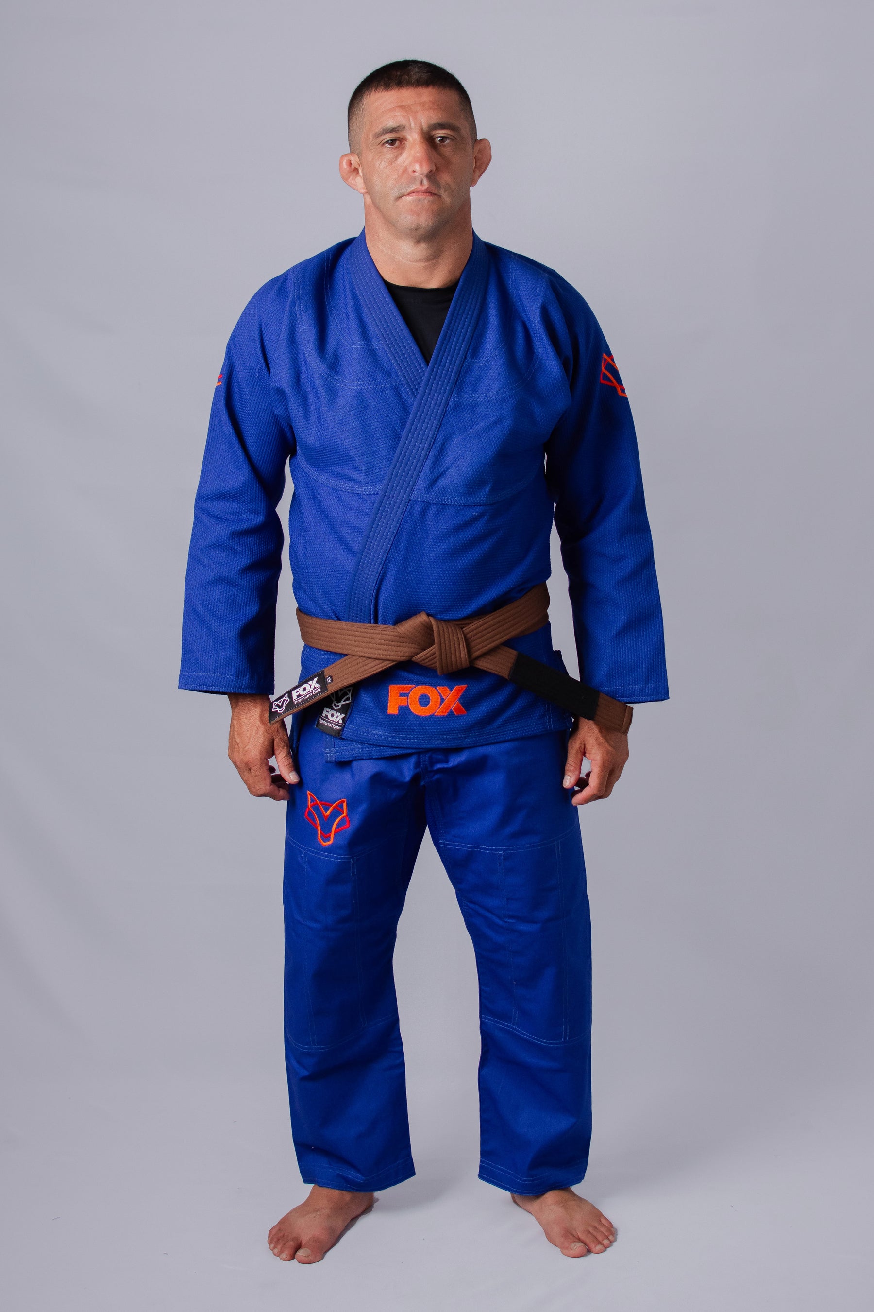 Kimono OldSchool Fox - Azul