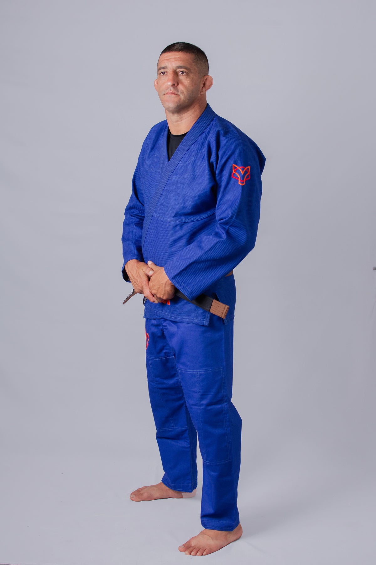 Kimono OldSchool Fox - Azul