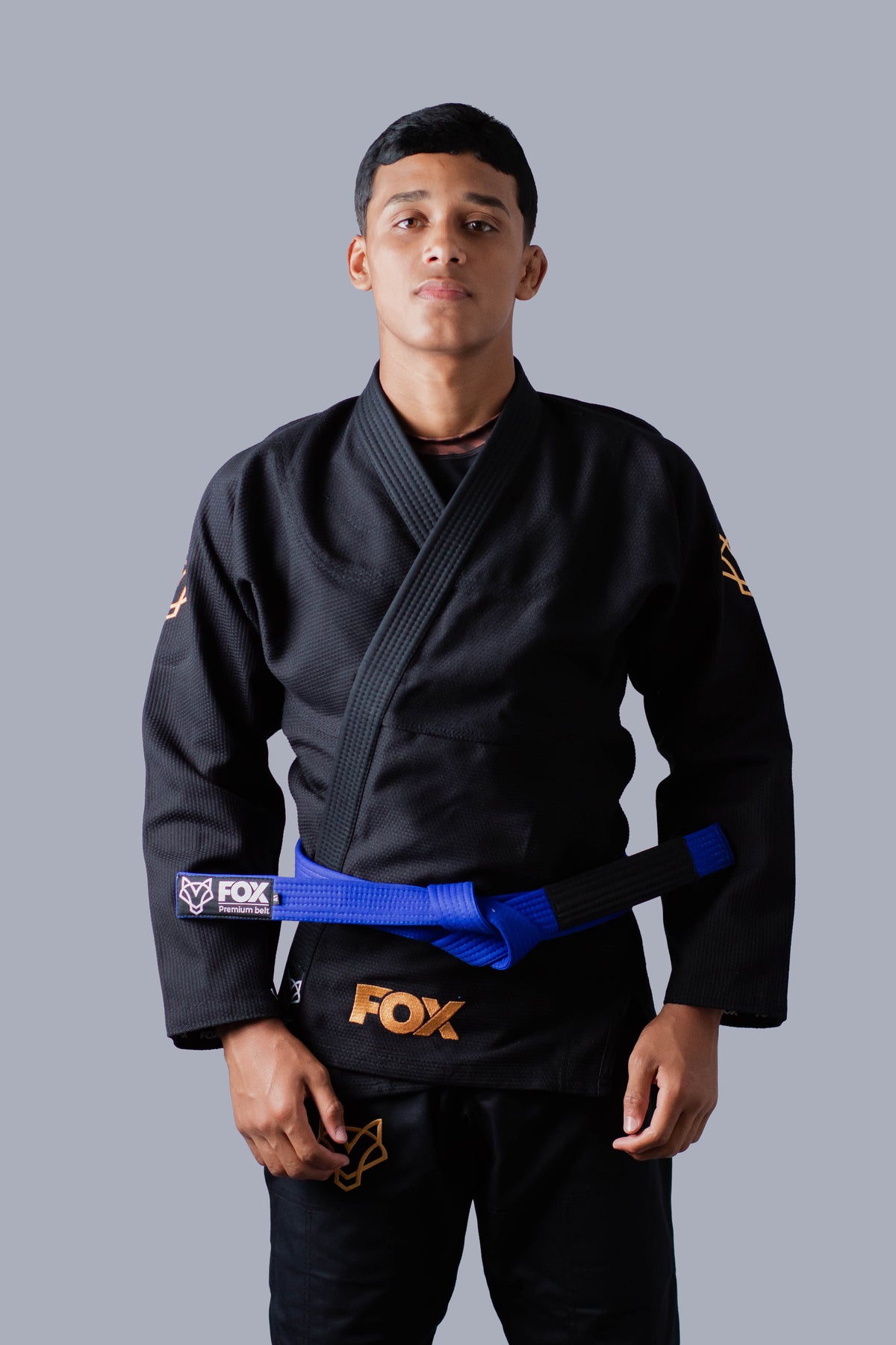 Kimono Legendary Fox - Preto com Dourado