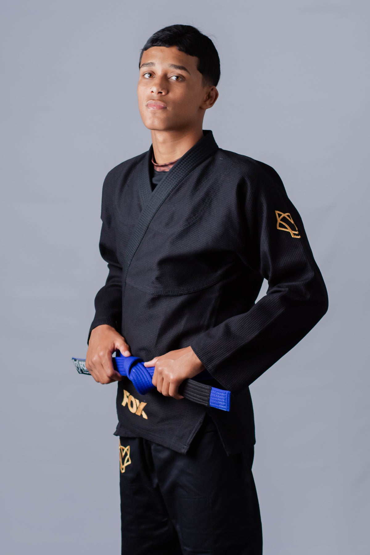 Kimono Legendary Fox - Preto com Dourado