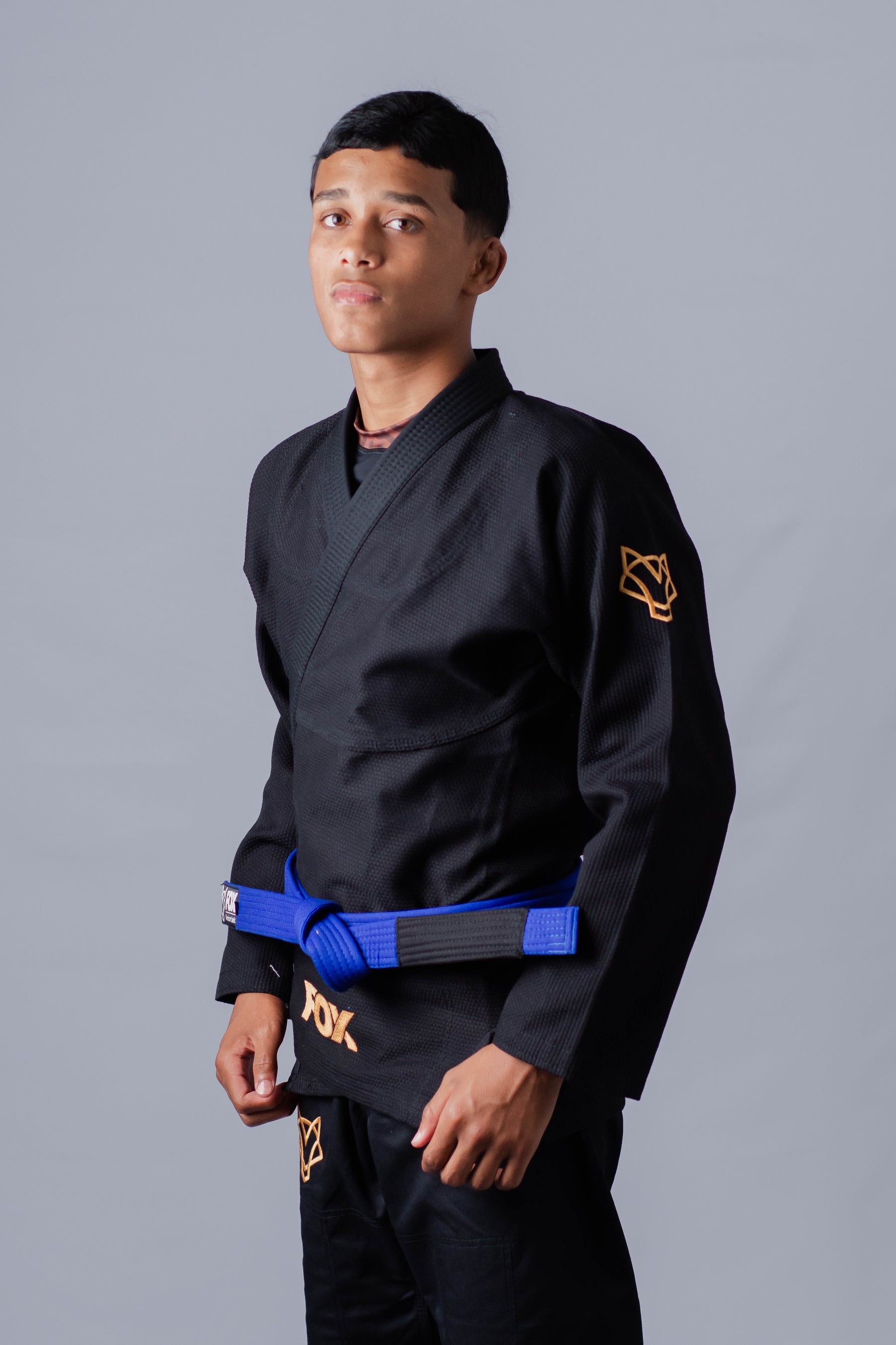 Kimono Legendary Fox - Preto com Dourado