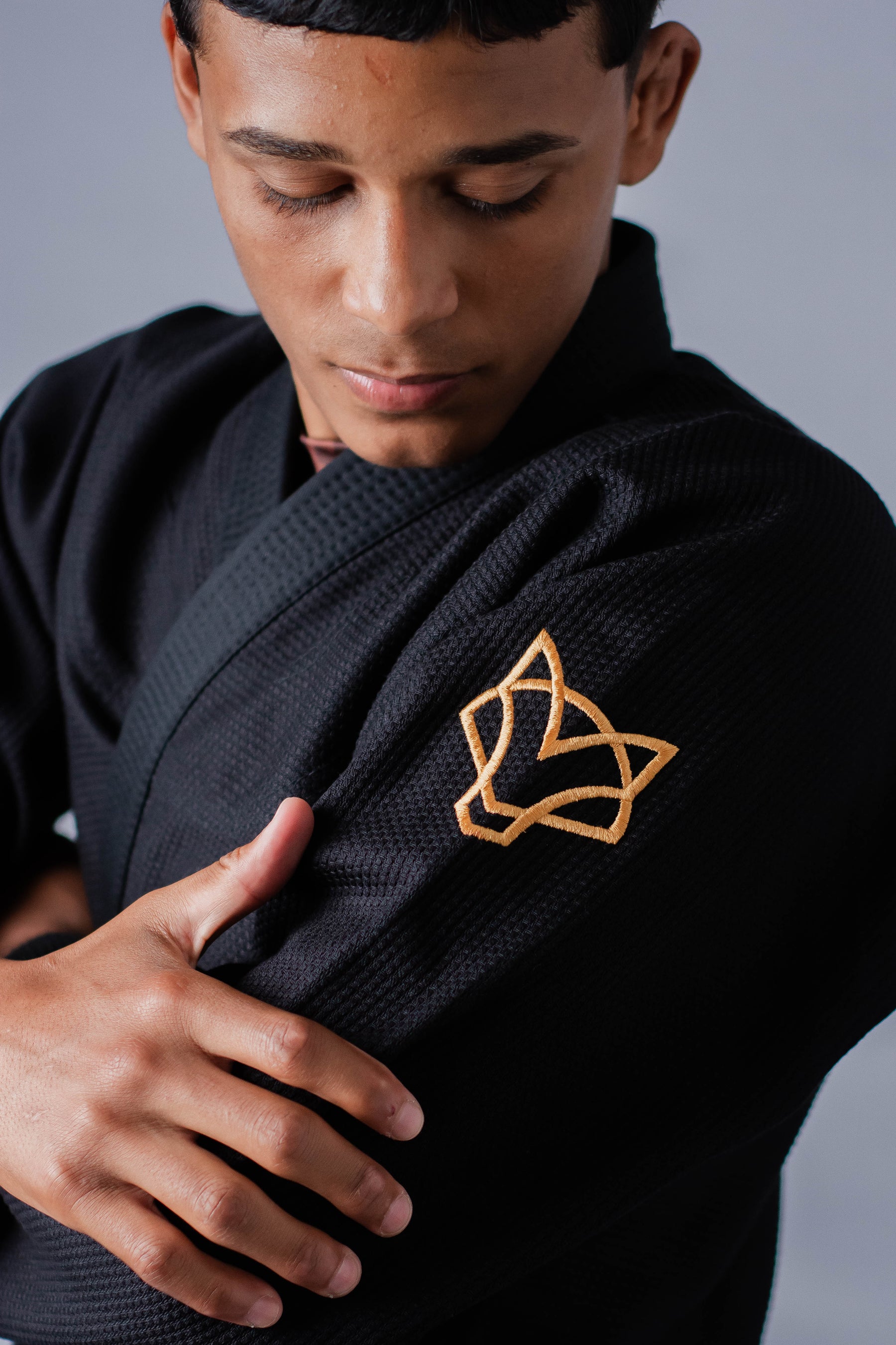 Kimono Legendary Fox - Preto com Dourado