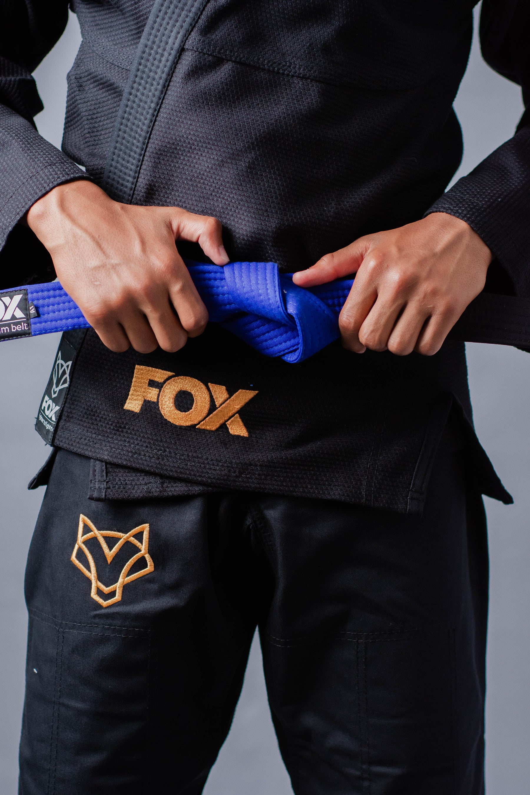 Kimono Legendary Fox - Preto com Dourado