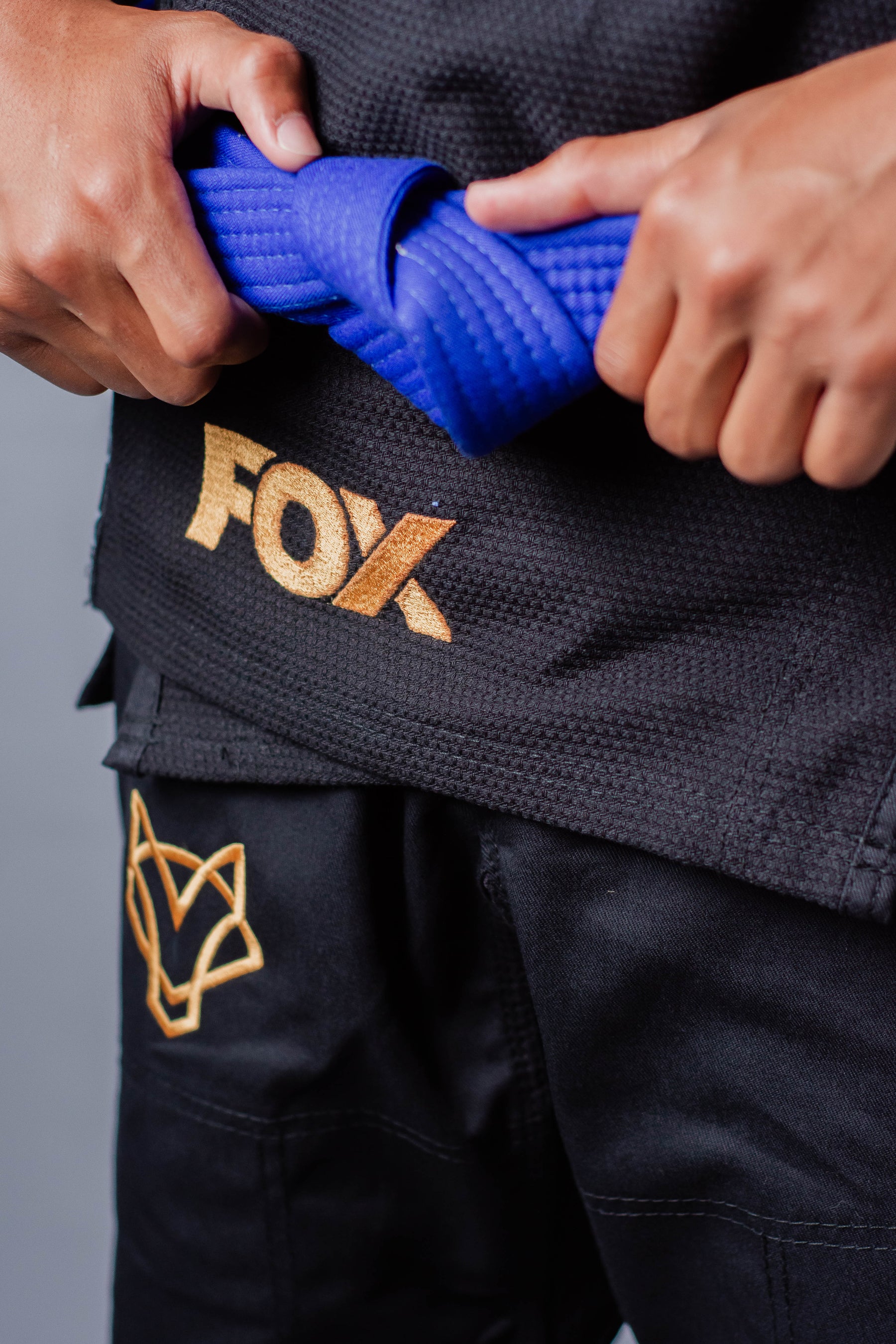 Kimono Legendary Fox - Preto com Dourado