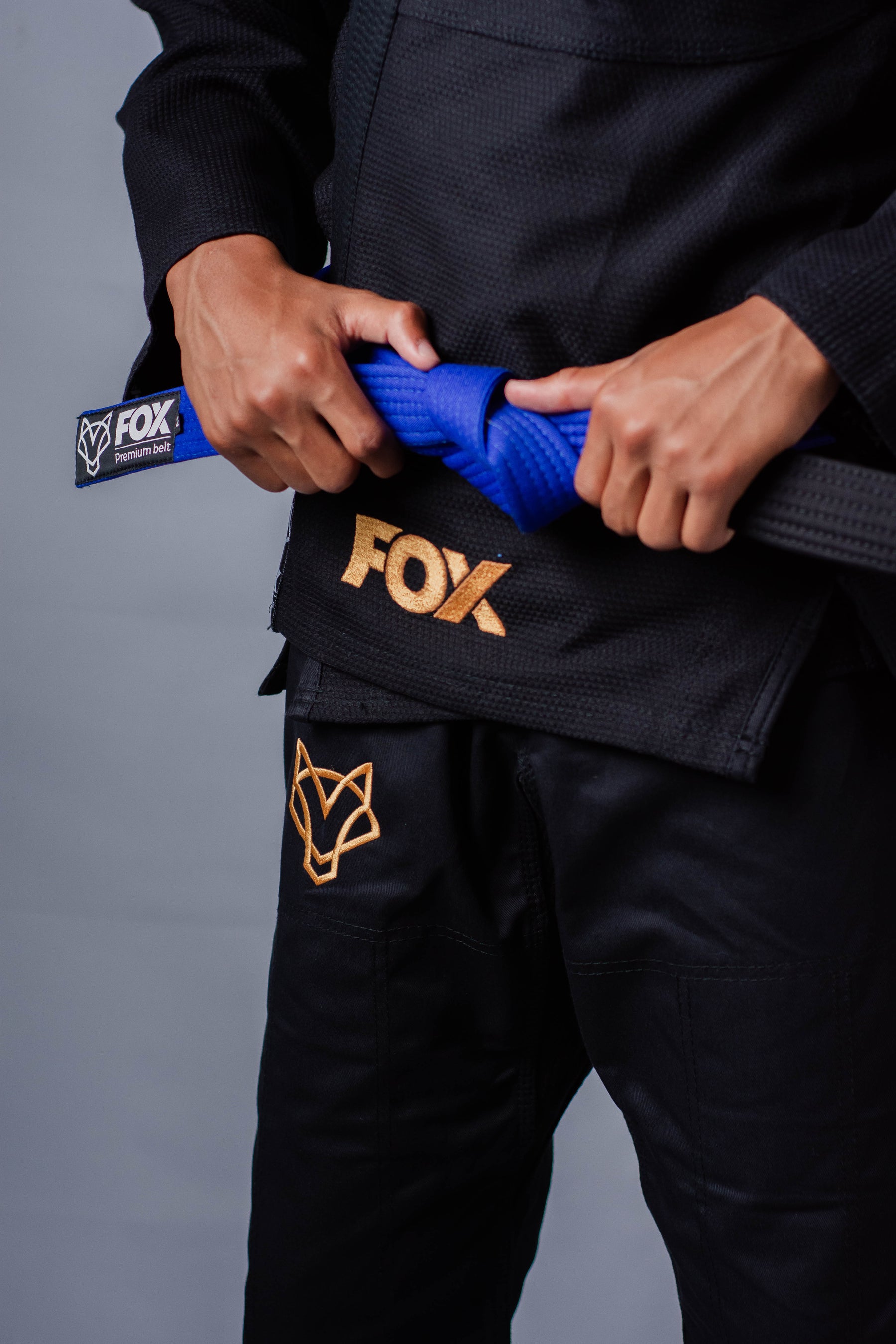 Kimono Legendary Fox - Preto com Dourado