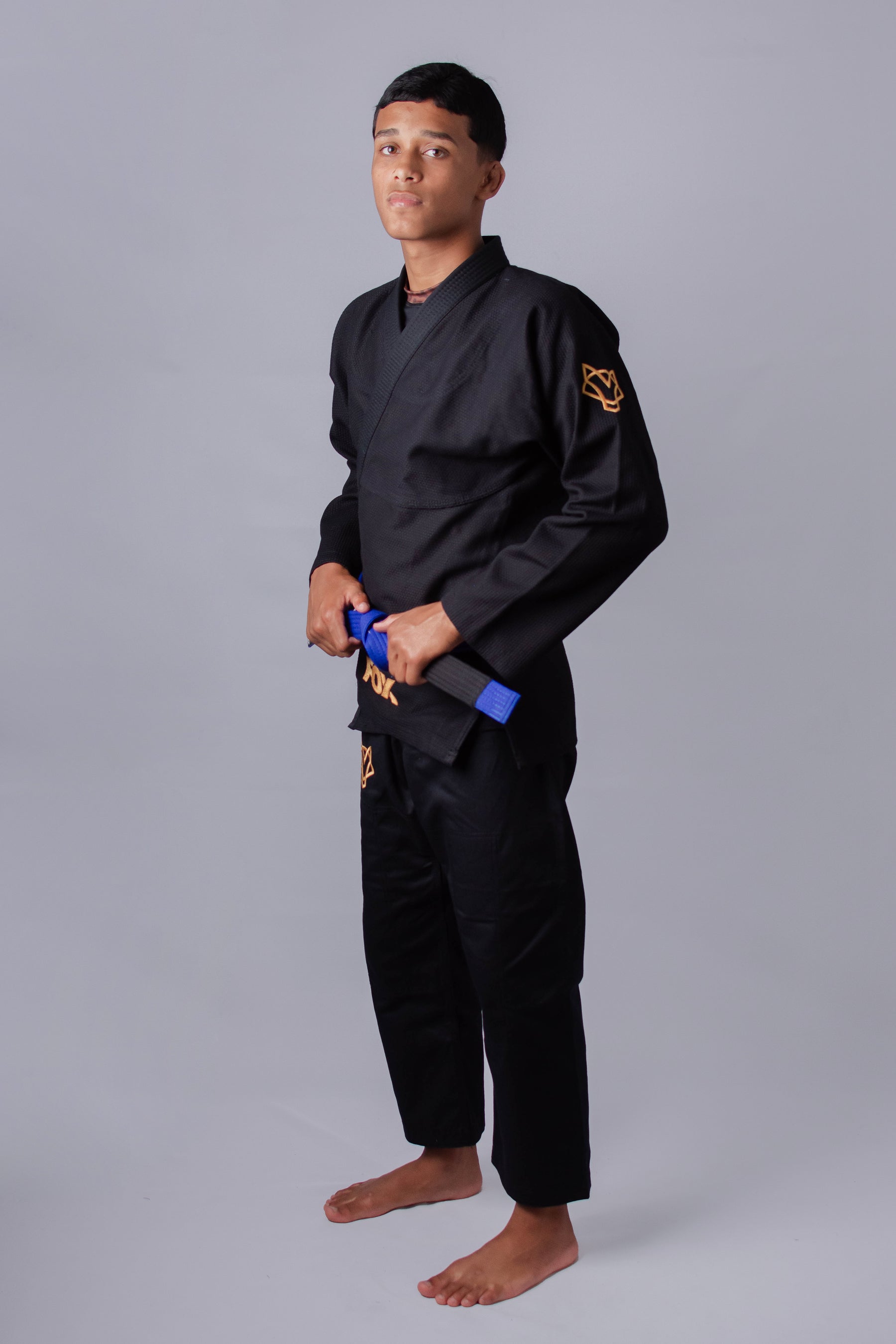 Kimono Legendary Fox - Preto com Dourado