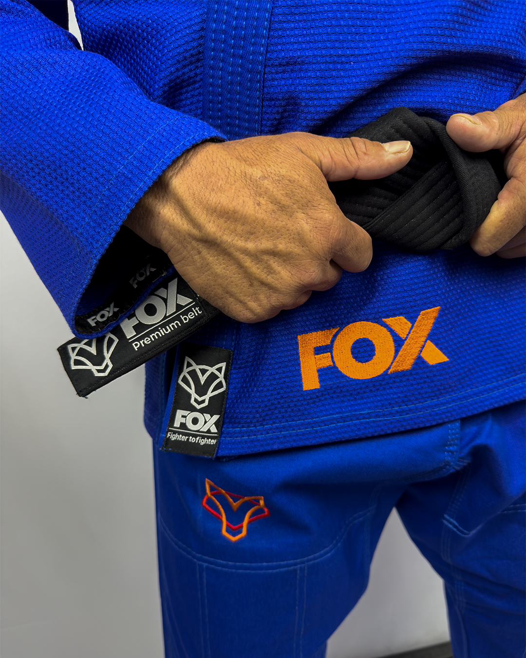 Kimono OldSchool Fox - Azul