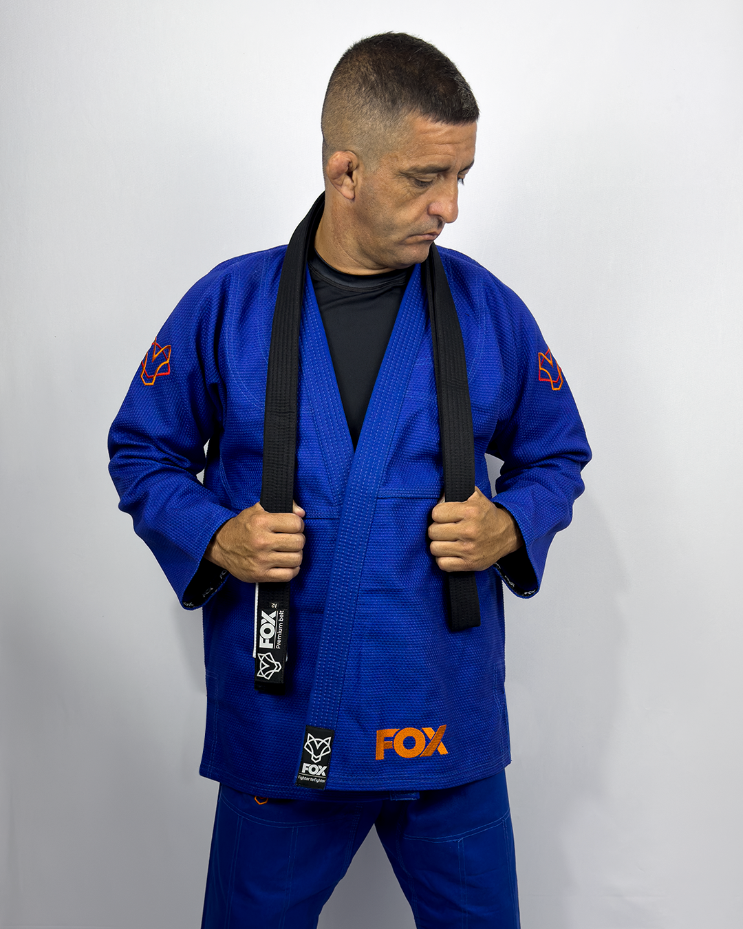 Kimono OldSchool Fox - Azul