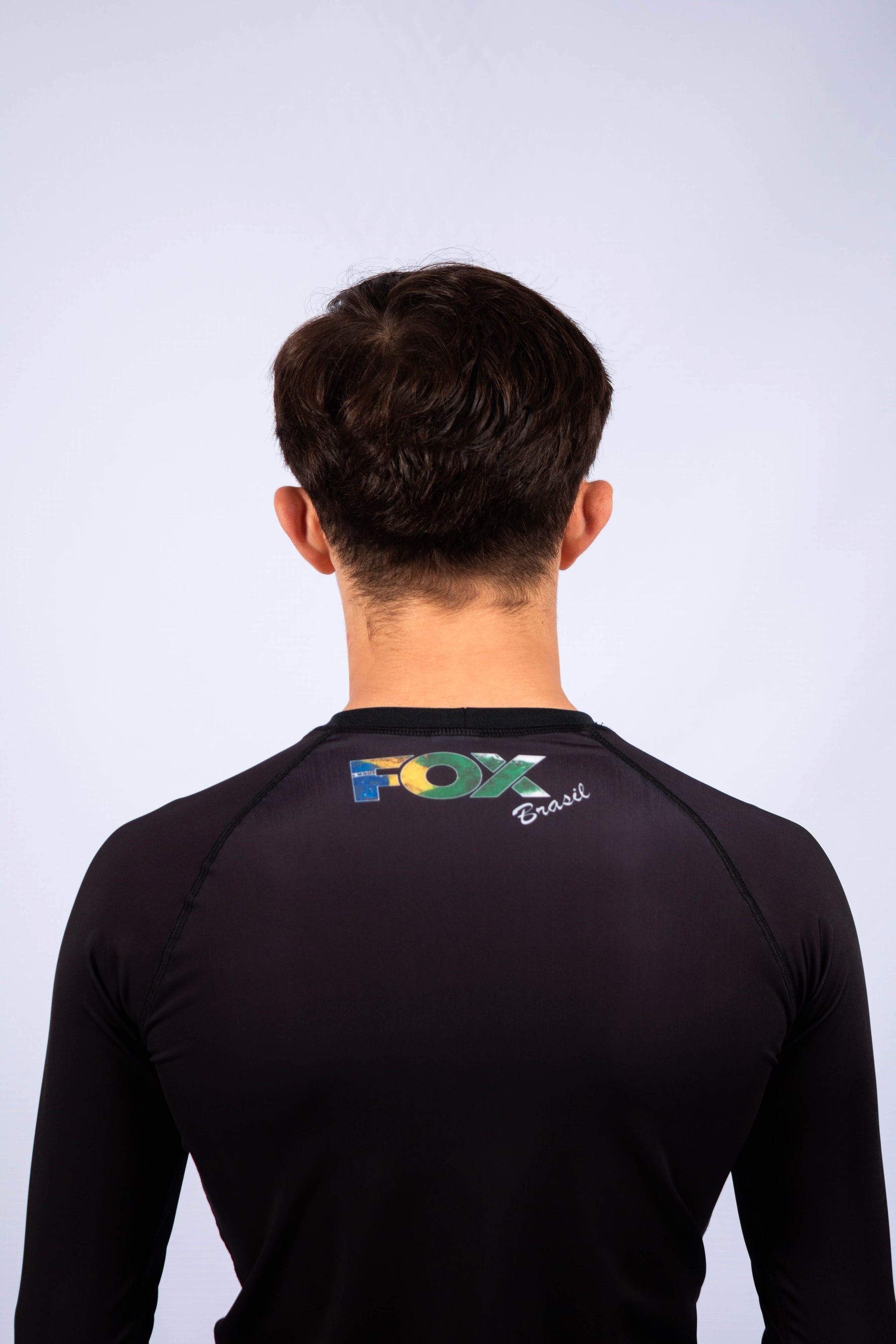 Rash Guard Jiu-Jitsu FOX FW Brasil Manga Longa UV 50+