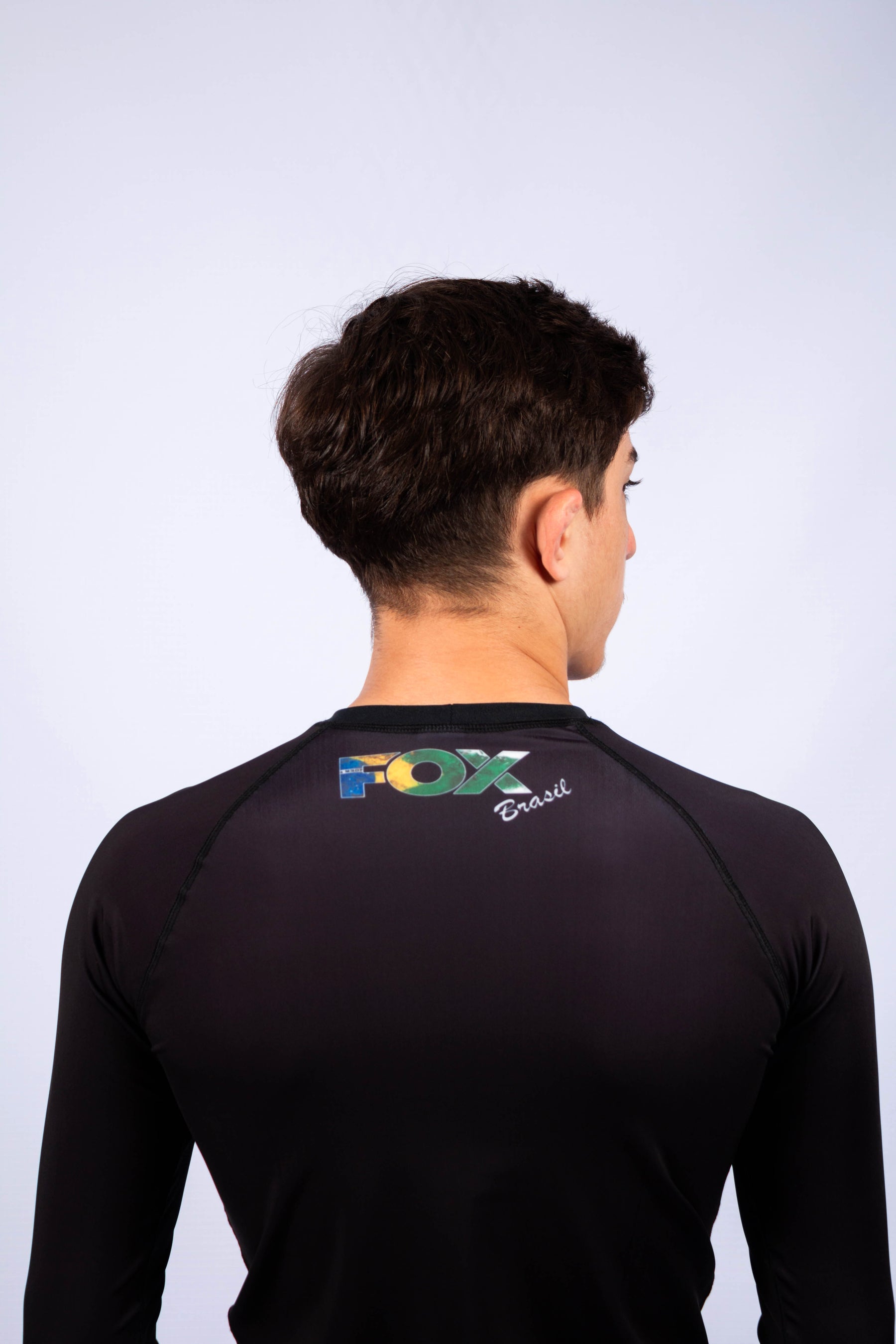 Rash Guard Jiu-Jitsu FOX FW Brasil Manga Longa UV 50+