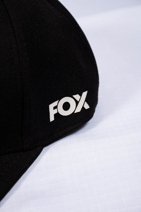 Boné Jiu-Jitsu FOX FW Preto Logo Emborrachado Laranja (Assinatura Branca)