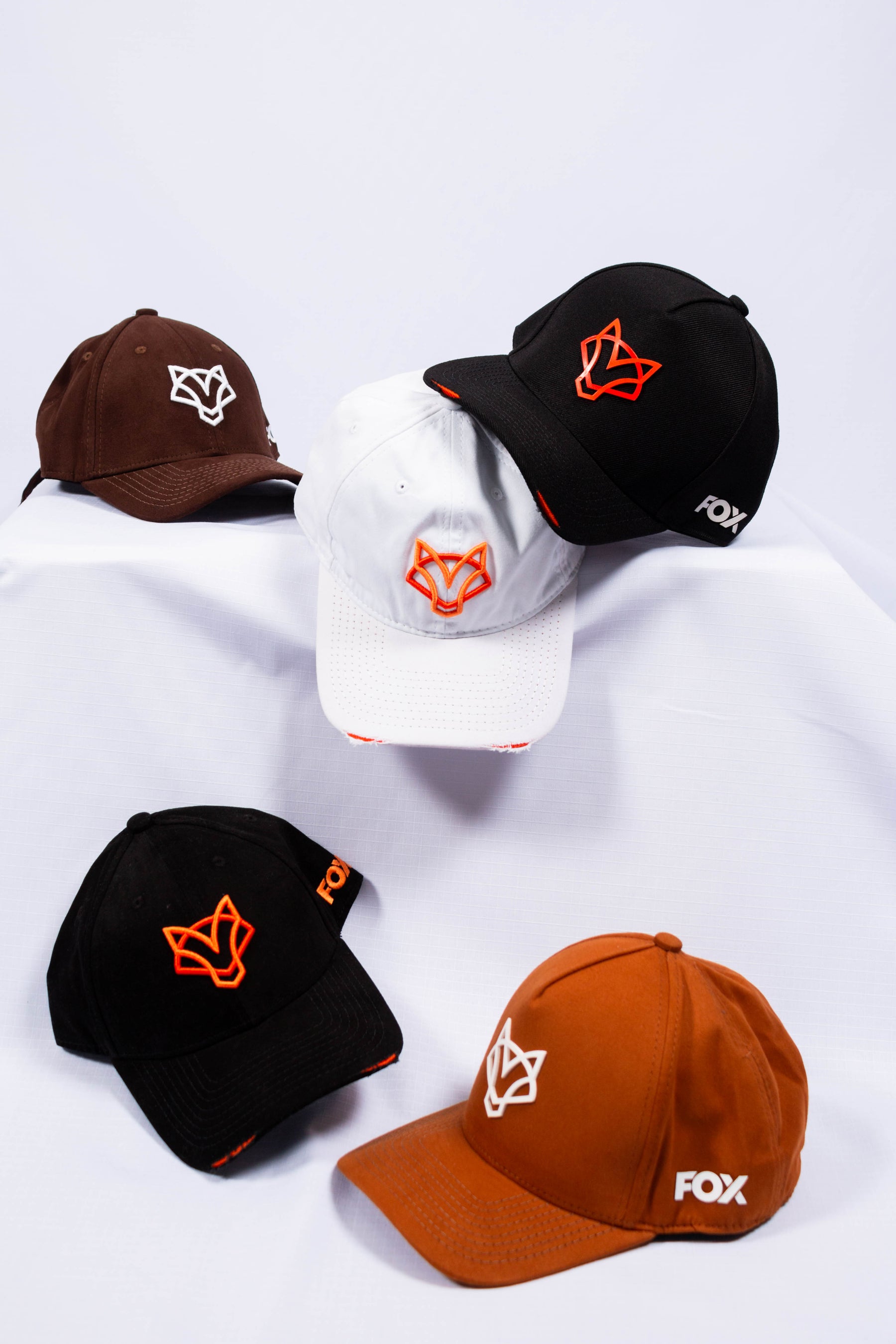 Boné Jiu-Jitsu FOX FW Marrom Bordado Branco