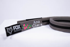 Bordado Personalizado para Faixa de Jiu-jitsu Fox