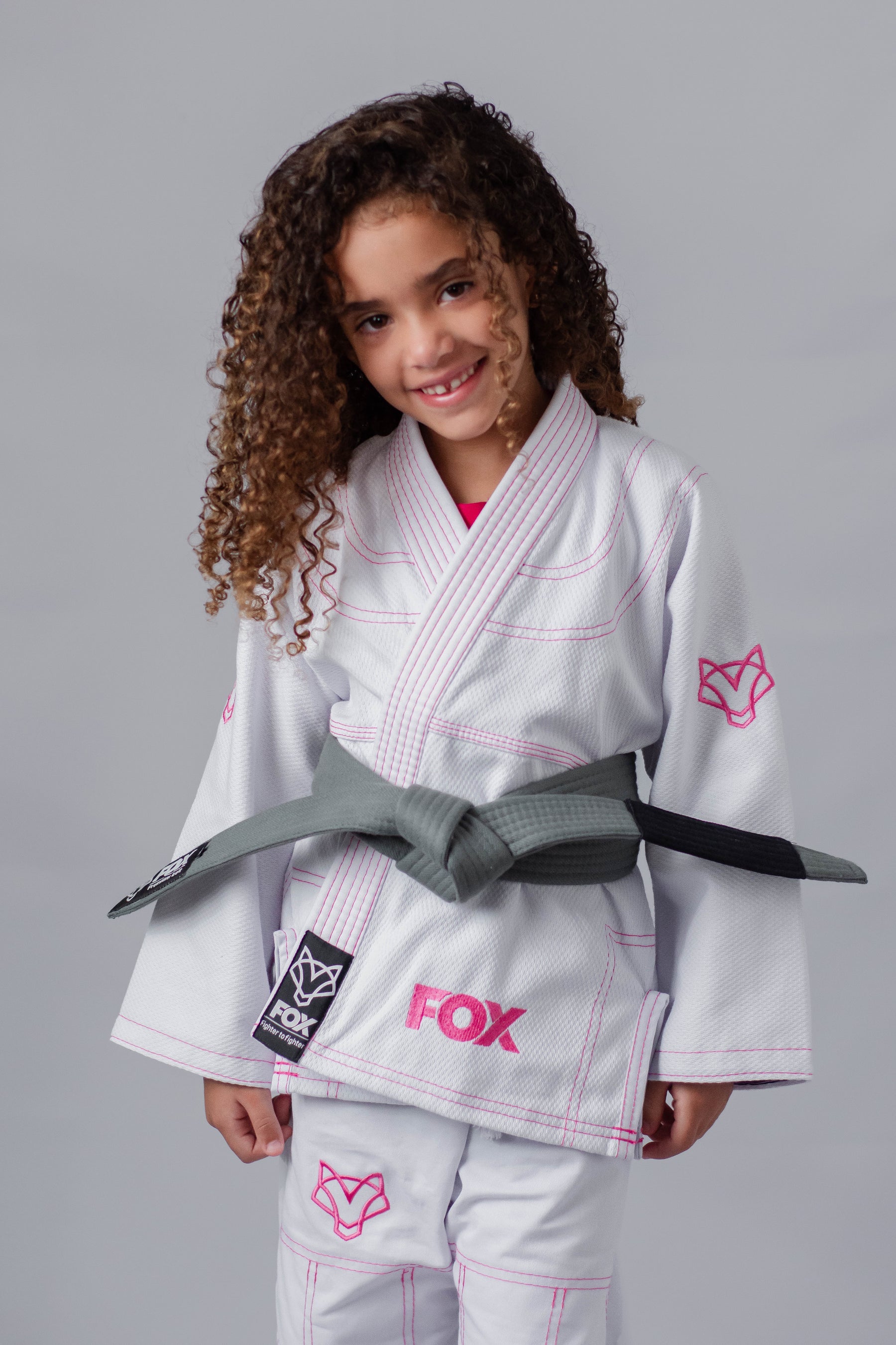 Kimono Feminino Kids Fox™ - Branco