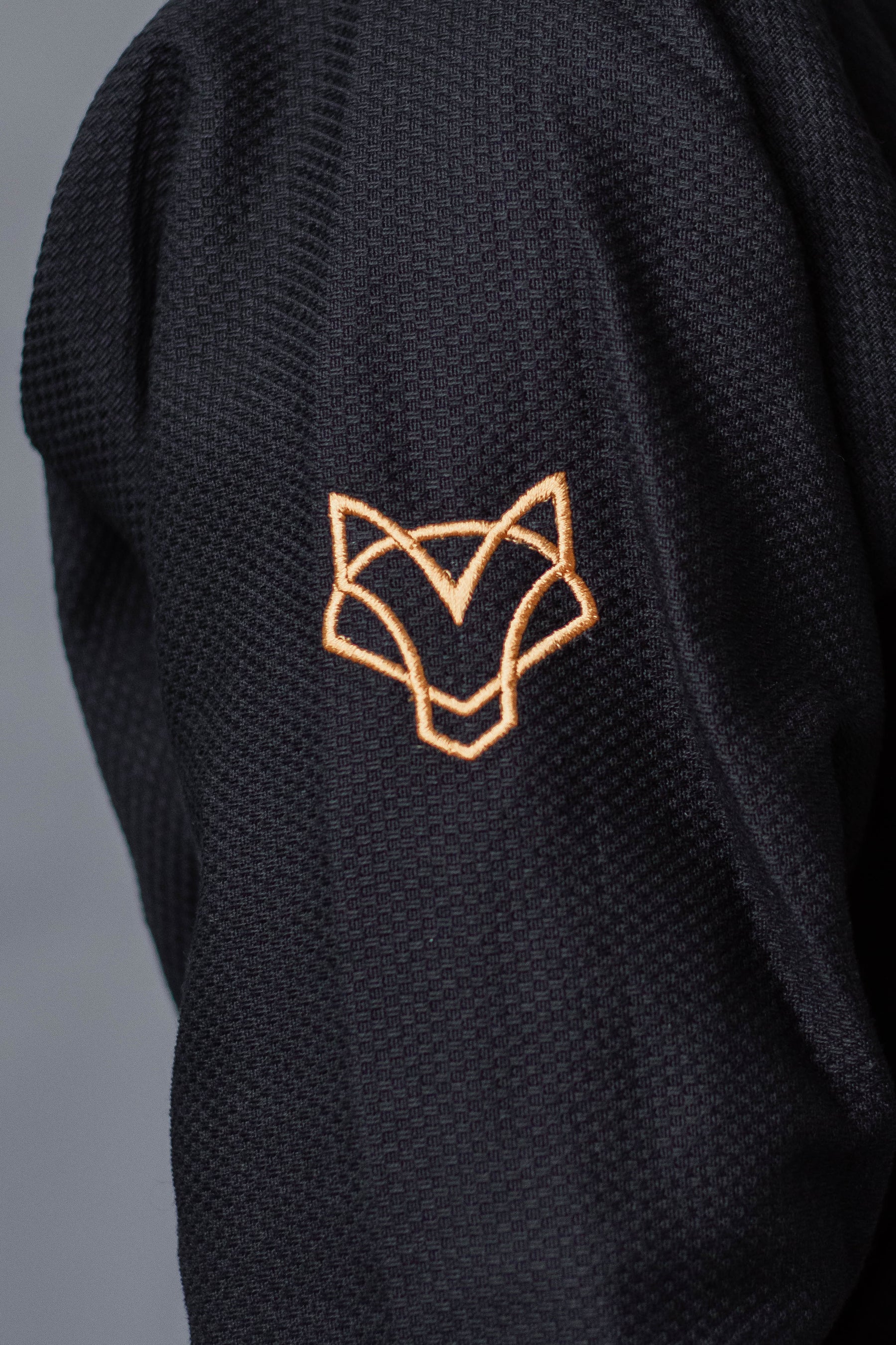 Kimono Infantil Masculino Jiu-Jitsu FOX FW Preto com Dourado
